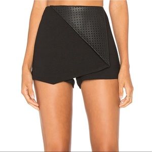 BCBGeneration Leather Front Skort